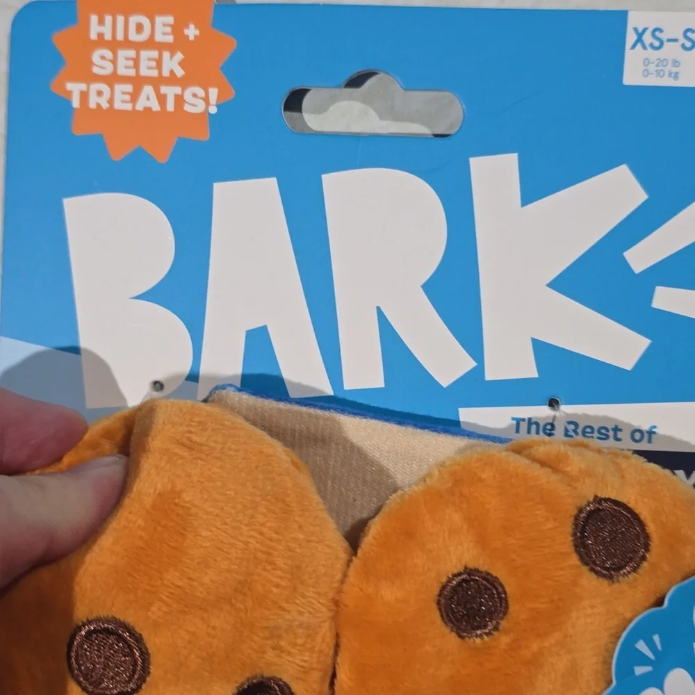 Bark Chomps A Bunch Blue and Orange Dog Toy NWT Size XS-S 0-20 Pounds‎